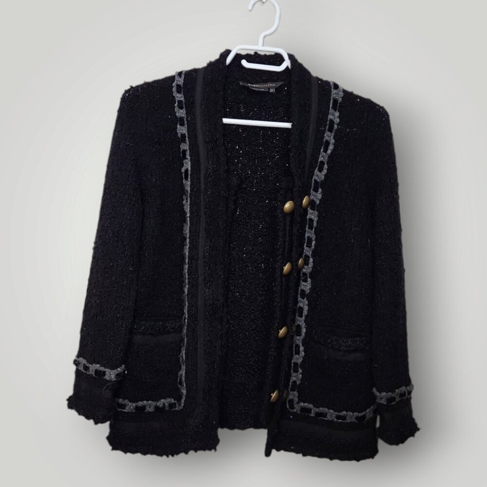 BCBG MAXAZRIA WOMENS SMALL WINTER BUTTON DOWN CARDIGAN SWEATER - Picture 6 of 7